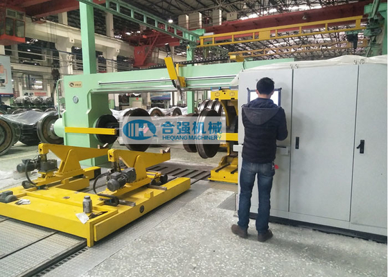 400T Locomotive Wheel Press Machine With Oil Injection System