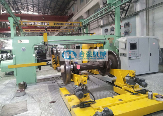 400T Locomotive Wheel Press Machine With Oil Injection System