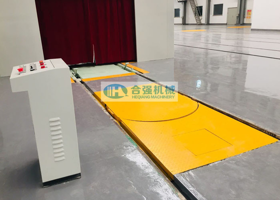 Double Line Type Railway Turntable For Wheelset Lifting And Rotation