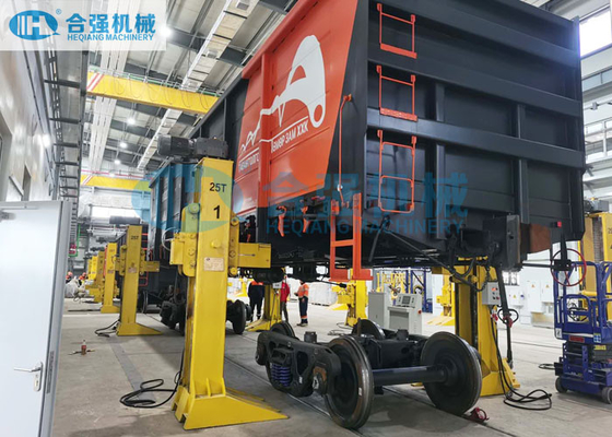 Jacks mobiles de levage ferroviaire de 25 tonnes - Ensemble de 4 jacks pour le levage des trains