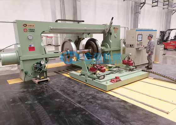 Presse de Wheelset de cylindre de double de commande numérique par ordinateur 350 tonnes avec la pompe d'huilage à haute pression